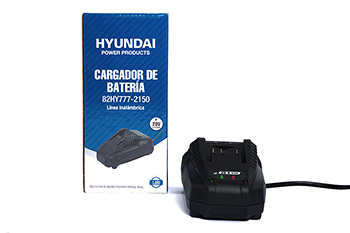 Cargador de Batería Li-ion 20V Hyundai | 1h para 2Ah / 2h para 4Ah | 82HY777-2150