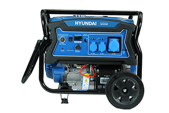Generador Hyundai Gasolina 7,2/8,3 Kw/Kva P.eléctrica monofásico Abierto c/ruedas