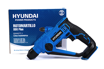 Rotomartillo SDS Plus Inalámhttps://ecommerce.emasa.cl/b2b/archivos/imgprod/img_p/82HYH777-1-2.pngbrico Hyundai 20V 1,1J 2 Funciones | Madera 16mm Hormigón 10mm | 82HYH777-1