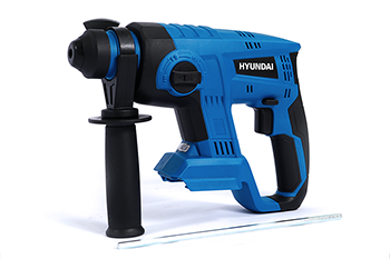 Rotomartillo SDS Plus Inalámbrico Hyundai 20V Brushless 2,2J 4 Funciones | Madera 28mm Hormigón 22mm | 82HYH777-9