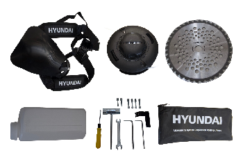 Desbrozadora Hyundai 1,6HP 42,7cc Eje Curvo/Recto | 82HYTBC415
