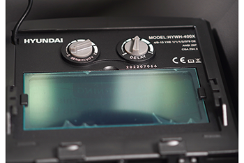 Máscara de Soldar Fotosensible Solar Hyundai HYWH-400X | 82HYWH-400X
