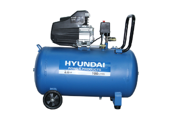Compresor Hyundai Monofásico 2HP 100L 115psi Directo