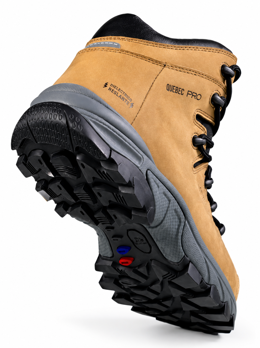 Calzado de Seguridad Quebec Pro Hamilton Beige - Puntera Composite Dieléctrico