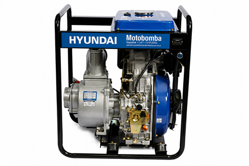 Motobomba Diésel 4x4" Aguas Limpias 9HP 418cc 1.600 L/min Partida Eléctrica | 82HYDP100CLE