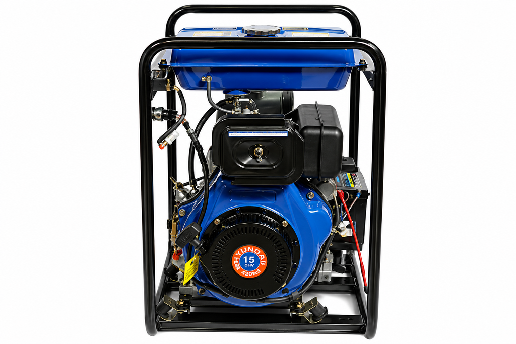 Motobomba Diésel 4x4" Aguas Limpias 9HP 418cc 1.600 L/min Partida Eléctrica | 82HYDP100CLE