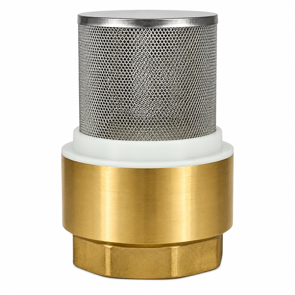 Válvula de Pie con Canastillo 3" Bronce + Malla Acero | Repuesto Bomba Agua | 82HYVAL3ACM