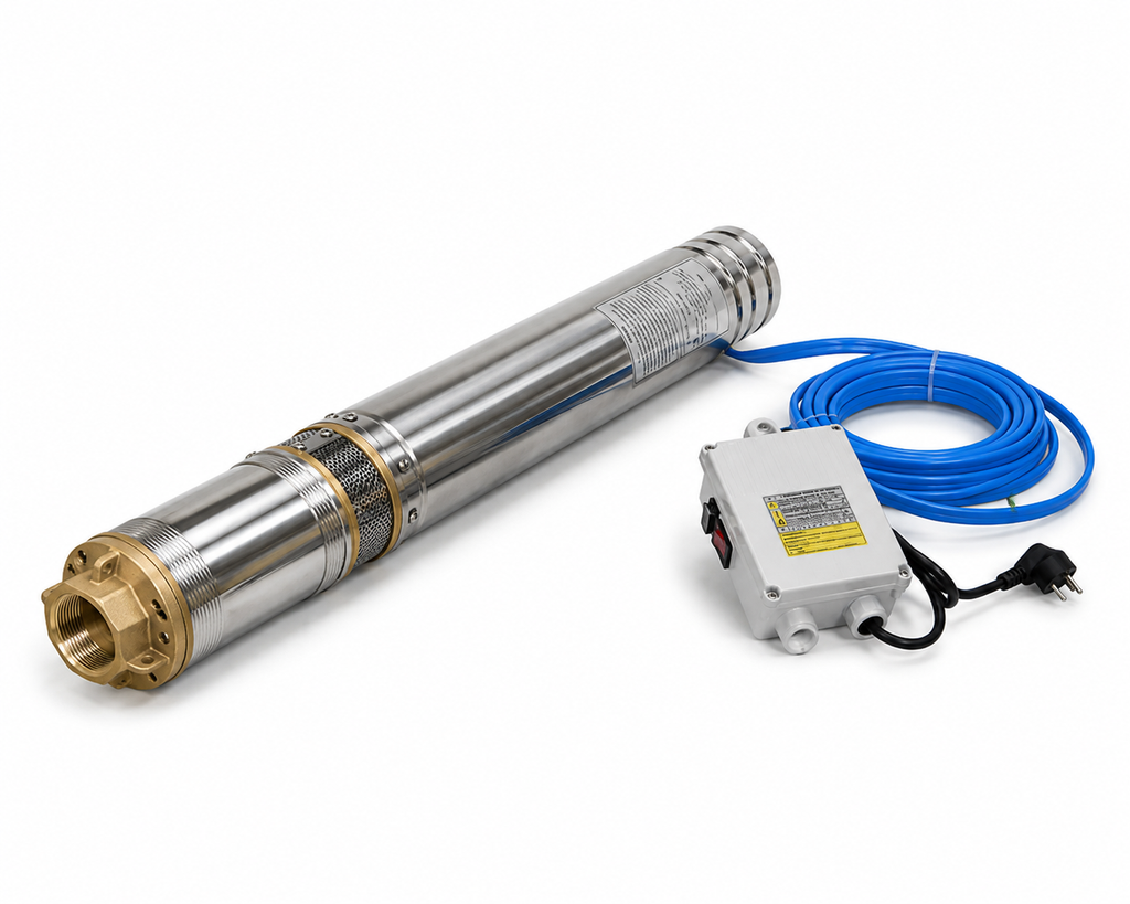 Electrobomba Pozo Profundo Hyundai 1,5HP 4" 80 L/min 90m | 82HY4M4-12M