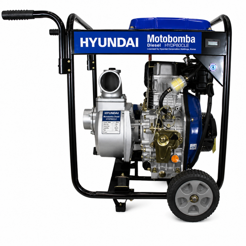 Motobomba Diésel 3x3" Aguas Limpias 6HP 296cc 1.000 L/min Partida Eléctrica | 82HYDP80CLE