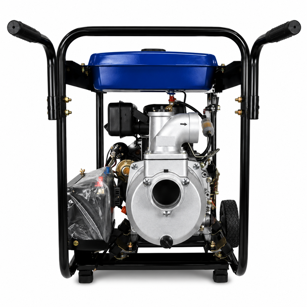 Motobomba Diésel 3x3" Aguas Limpias 6HP 296cc 1.000 L/min Partida Eléctrica | 82HYDP80CLE
