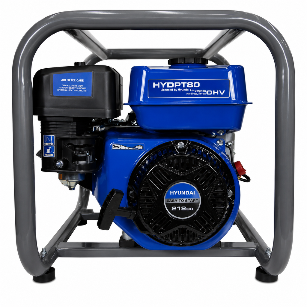 Motobomba Trash 3x3" Aguas Sucias 7HP 212cc 1.000 L/min | Hyundai 82HYDPT80