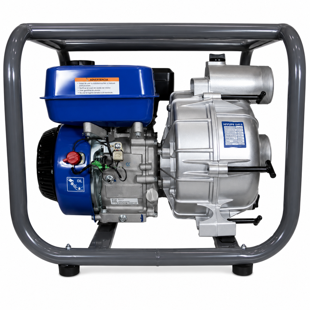 Motobomba Trash 3x3" Aguas Sucias 7HP 212cc 1.000 L/min | Hyundai 82HYDPT80