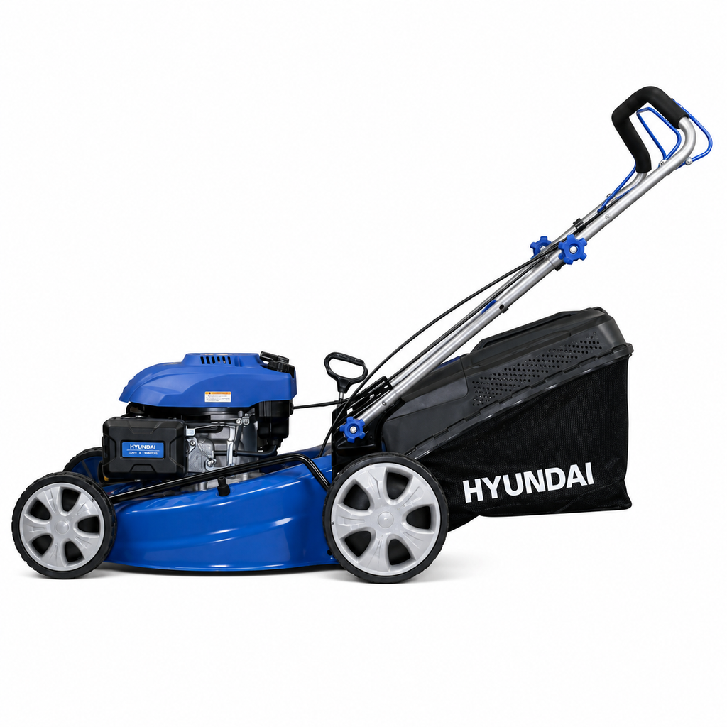 Cortacésped Autopropulsado Hyundai 6,5HP 173cc 21" Recolector 65L | 82HYGM53S
