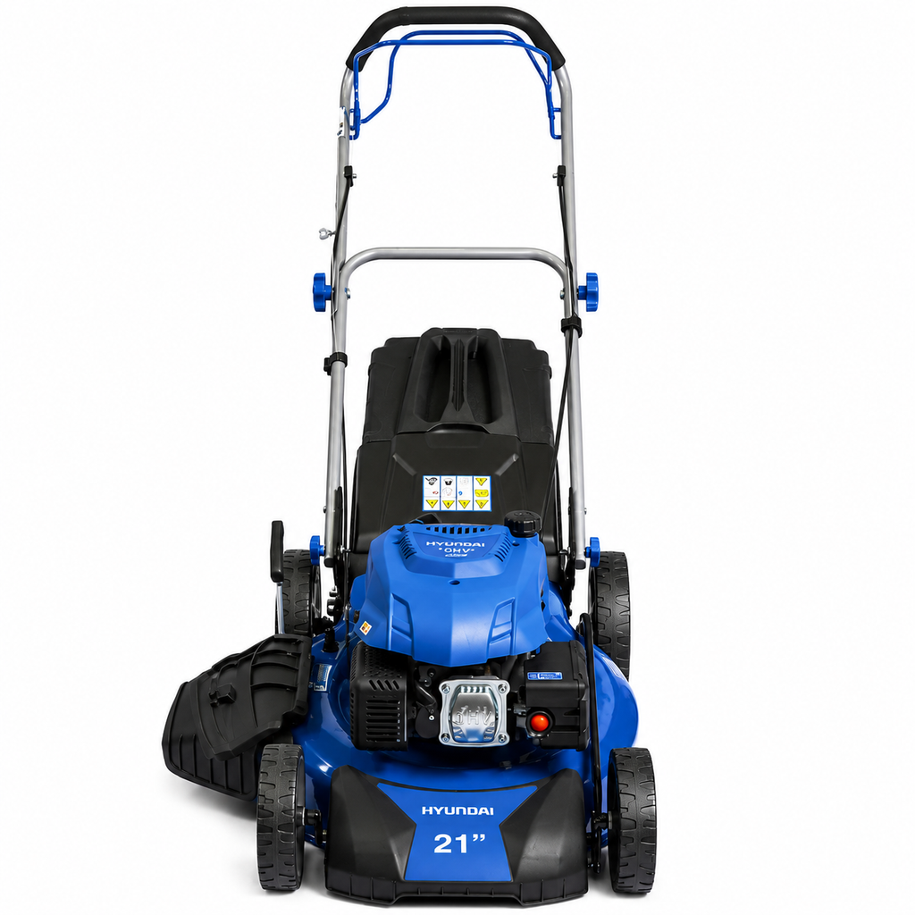 Cortacésped Autopropulsado Hyundai 6,5HP 173cc 21" Recolector 65L | 82HYGM53S
