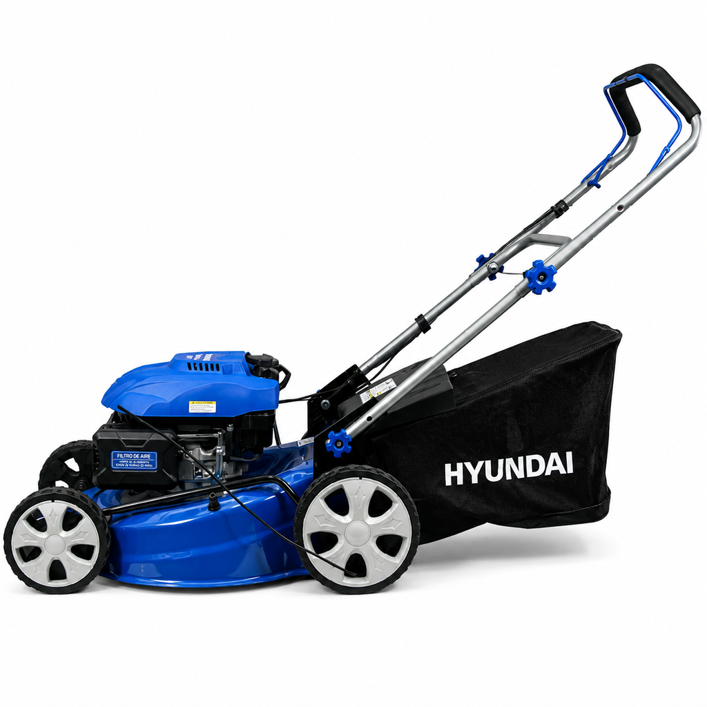 Cortacésped Hyundai 5HP 140cc 20" Recolector 65L Manillar Plegable | 82HYGM51P
