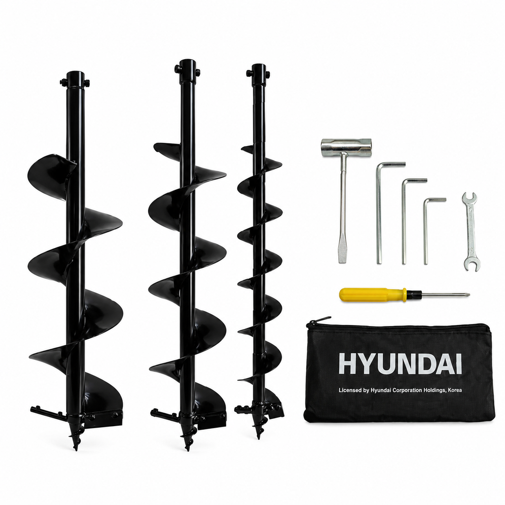 Ahoyador Hyundai 2,3HP 52cc 3 Brocas | 82HYTGD520