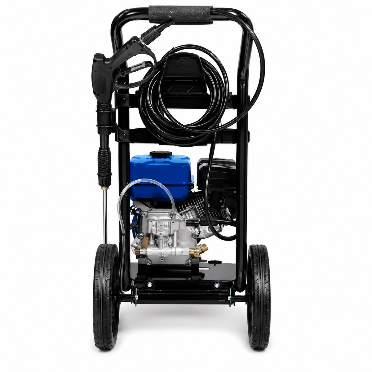 Hidrolavadora Hyundai 5 HP gasolina 186 bar (2.700 psi)  522 L/h (8,7 L/min)