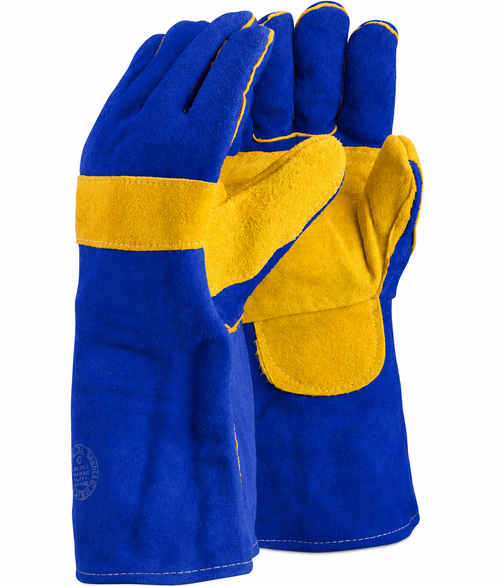 GUANTE SOLDADOR KEVLAR AZUL