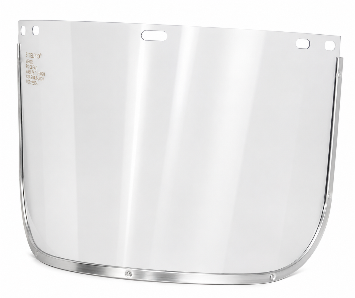 Visor de Policarbonato Ribete Aluminio 8 x 16 con REGISTRO ISP