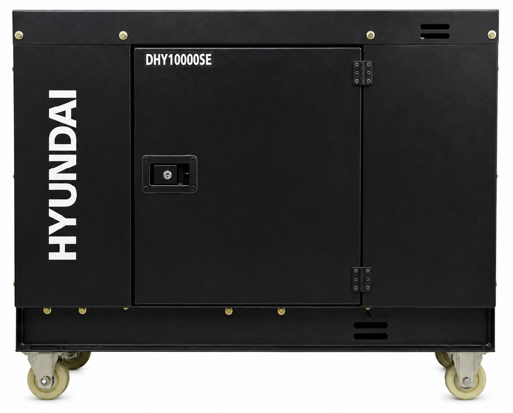 Generador Hyundai Diesel 8/8,5 Kw/Kva Partida eléctrica monofásico Cerrado