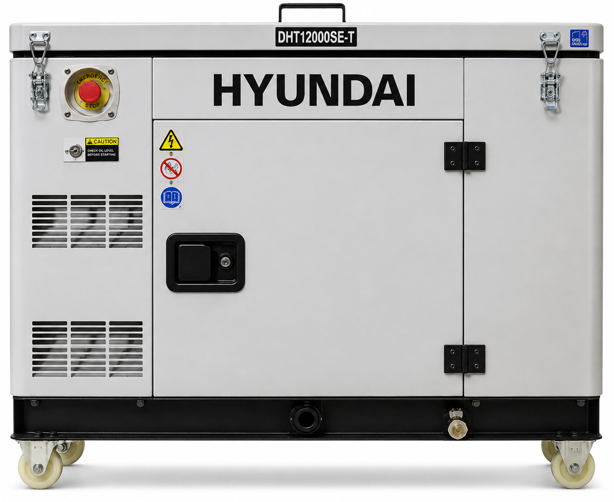 Generador Hyundai Diesel 9/10 KVA mono y trif Cerrado