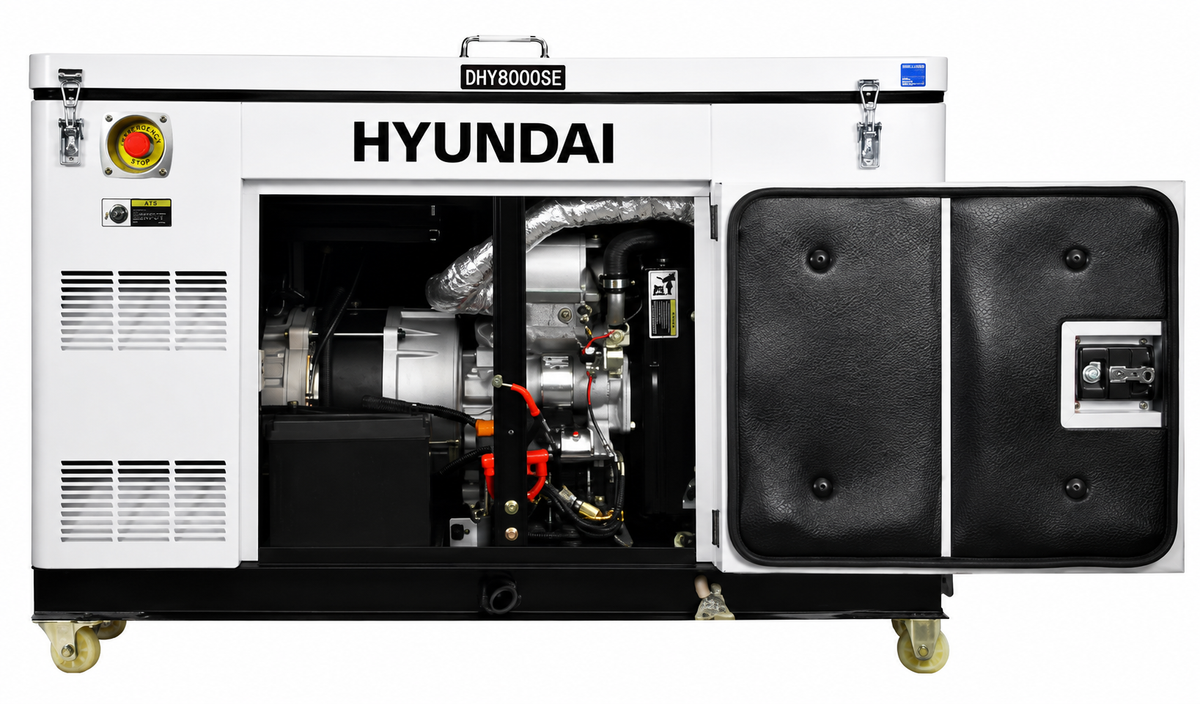 Generador Hyundai Diesel 9/10 KVA mono y trif Cerrado