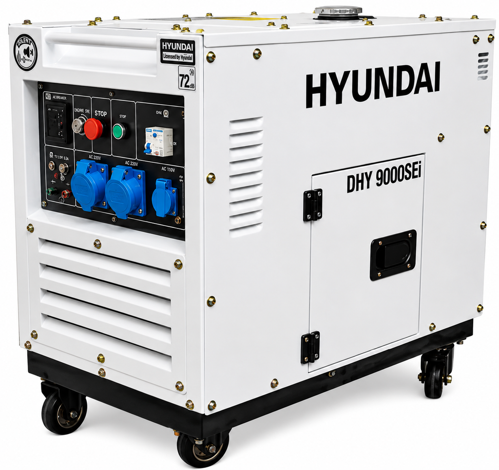 Generador Inverter Diésel 6kW Monofásico Cerrado | 78DHY9000SEI
