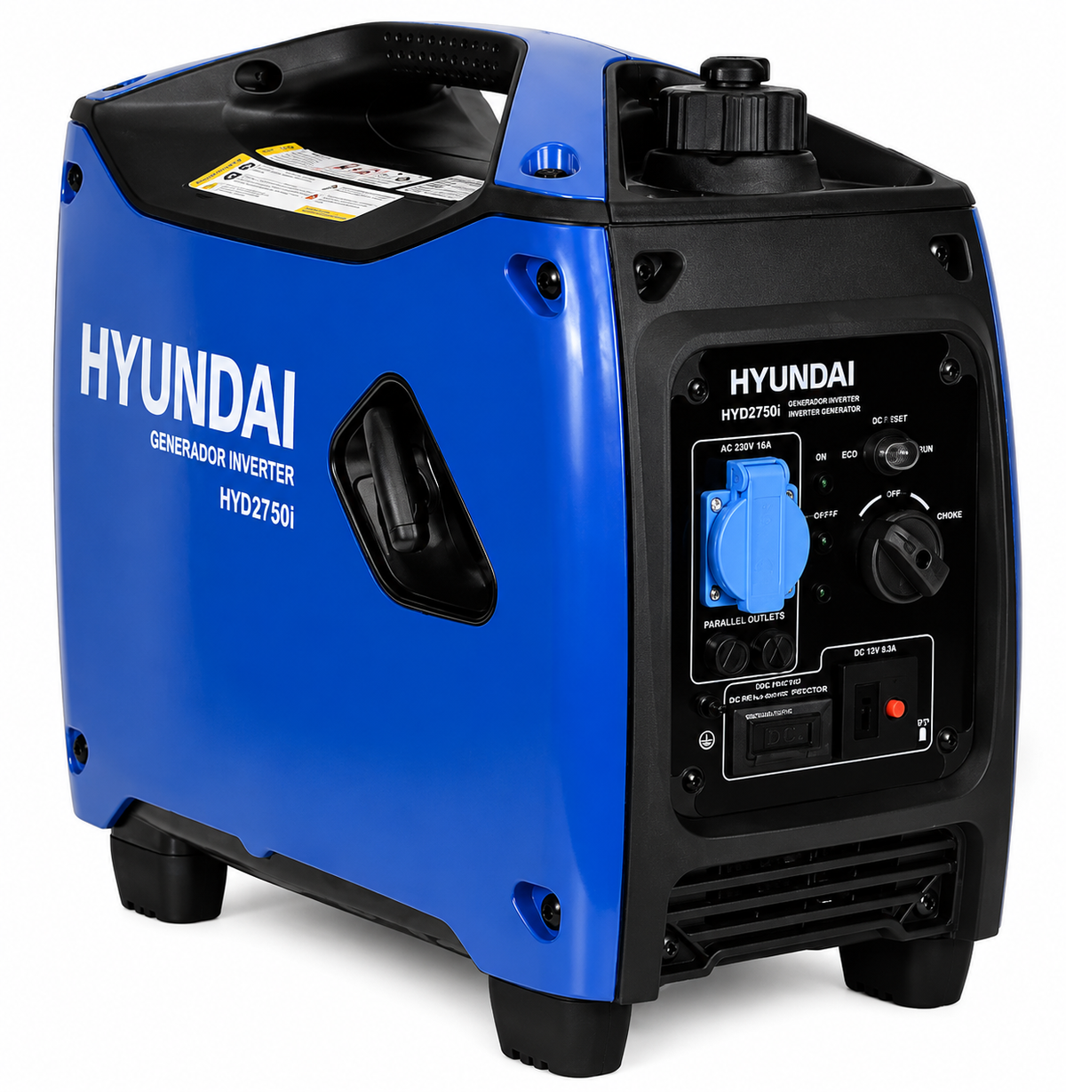 Generador Inverter digital Hyundai gasolina 2,2/2,75 kw Partida manual