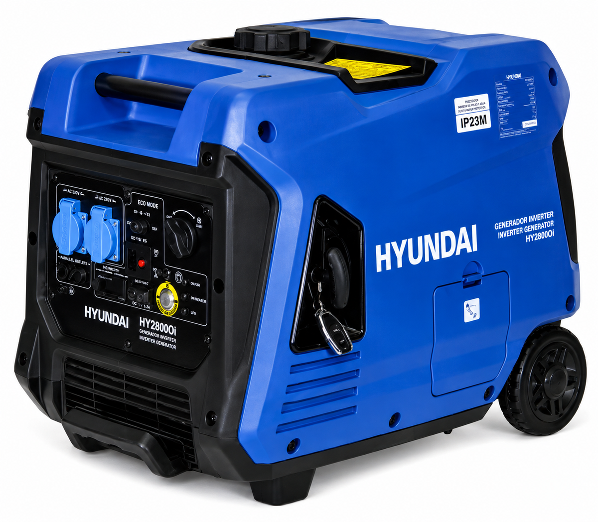 Generador Inverter digital Hyundai gasolina 3,5/4,0 kw Partida electrica y manual