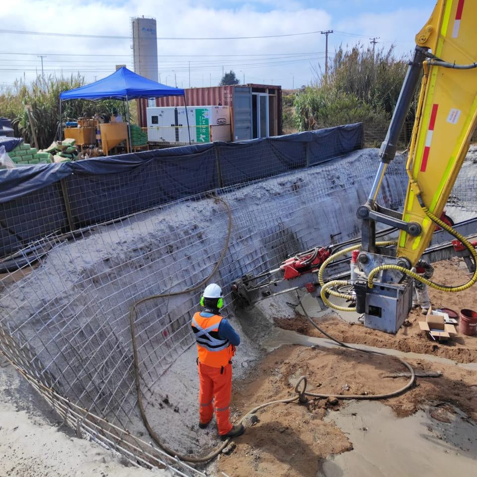 Fortificación de foso de recepcion